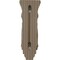Ekena Millwork 5"W x 6 3/4"D x 14"H Large Traditional Wood Corbel, Walnut CORW05X07X14TRWA - alternate 4